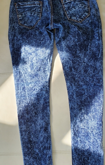 Snoopy blue faded skinny jeans - Picture 9 of 13